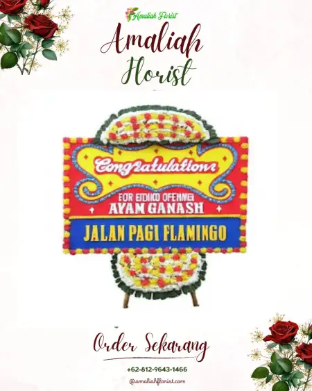 Sewa Papan Bunga 12 Ulu